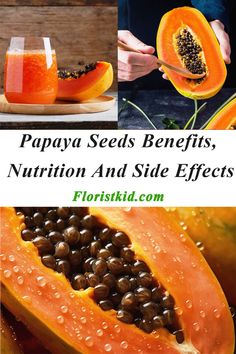 The papaya (Carica Papaya) is a good example of a plant with beneficial properties that can be used as a natural medicine. Papaya seeds are full of healthy nutrients and are sometimes used in products like flour and tea to make them healthier. There is not much scientific research about the benefits of papaya seeds. The evidence that does exist is often from personal stories or studies performed on animals.🌱🌻To learn more about this topic, read this article on our website.☘️🌹 Papaya Seeds Benefits, How To Eat Papaya Seeds, Papaya Health Benefits, Health Benefits Of Papaya, Seed Benefits