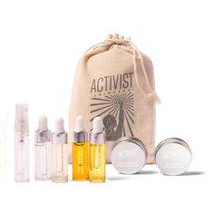 Try the essential Activist Skincare products for two weeks in this set of trial sizes. Minimal Product Photography, Healing Water, Green Science, Diy Stocking, Diy Stocking Stuffers, Oil Based Cleanser, Sunscreen Stick, Antioxidant Serum, Healing Waters