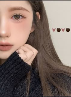 Peach Makeup, Casual Makeup, Korean Eye Makeup, Ulzzang Makeup, Asian Eye Makeup, Makeup Makeover, Asian Makeup, Everyday Makeup