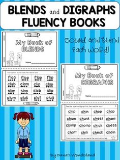 blends and diggraphs flunchy books with pictures