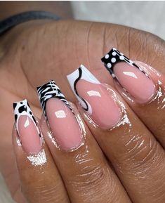 Multicolor Nails Summer, Nails Summer Neon, Trip Nails, Ivory Nails, Multicolor Nails, Fresh Nails, Summer Nails Ideas, Bday Nails, Acrylic Coffin Nails