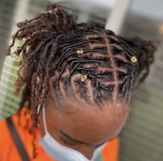 Starter Loc Coil Styles, Styles On Starter Locs, Two Braid Loc Styles, Loc Styles Starter Locs, Coil Starter Locs Styles, Barrel Twist On Short Locs, Hairstyles For Short Dreadlocks, Dreadlock Retwist Styles