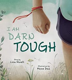 the cover of i am dard tough, with a hand reaching out to someone's arm