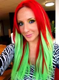 crazy colored hair Green Hair Streaks, Neon Hair Color, Funky Hair Colors, Color Block Hair, Dark Green Hair, Green Hair Dye, Curly Hair Accessories