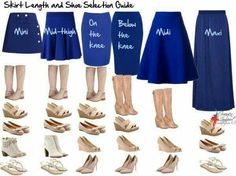 Áo Blu, Inside Out Style, Mode Tips, Fashion Vocabulary, Looks Style, Mode Inspiration, Designer Heels, Look Fashion, Skirt Length