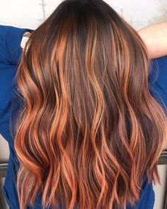 Caramel Hair Highlights, Mocha Color Hair, Mocha Hair, Auburn Balayage, Orange Highlights, Hair Color Caramel, Hair Adviser, Highlights Hair