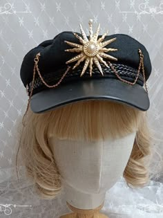 This price is for a hat only, others are not included.  The colors of gold, silver and bronze in the color options are the decoration colors on the hat Aesthetic Beret, Beret Aesthetic, Interesting Accessories, Punk Hat, Yarn Scarf, Black Beret, Headpiece Accessories, Scarf Summer, Scarf Yarn