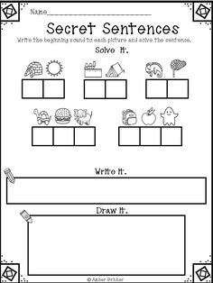 the worksheet for an interactive activity to teach students about sentences and how they use