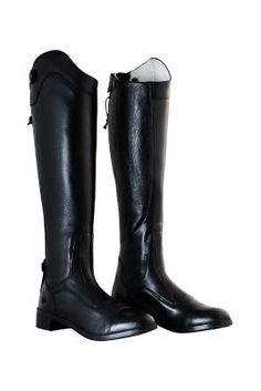 Milan - This tall riding boot is crafted with a premium full-grain European leather with a Full-length elasticized panel on the lateral side and full-length, premium quality YKK zipper. This boot will be a favorite because of its stability & lightweight performance. You will fall in love with the leather lining, & full length elasticized panel on lateral side for added comfort & support. Premium full-grain European leather upper Full-length elasticized panel on lateral side Soft Leather Lining Sizes 6 11 with half sizes Slim, Regular and Wide Womens Riding Boots, Tall Riding Boots, Tractor Supply, Riding Boot, Halloween Animals, Ykk Zipper, Boot Shop, Boot Shoes Women, Tractor