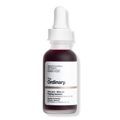 AHA 30% + BHA 2% Exfoliating Peeling Solution - The Ordinary | Ulta Beauty The Ordinary Mask, Chemical Peel At Home, The Ordinary Glycolic Acid, Peeling Solution, The Ordinary Hyaluronic Acid, Acne Blemishes, Chemical Peel