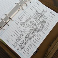 an open notebook with some diagrams on it