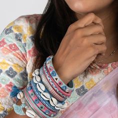 LAST WEEK TO ORDER FOR NAVRATRI! UK AND ROI! SHOP NOW!! Navratri Bangles, Fabric Bangles, Silk Thread Earrings, Thread Bangles Design, Navratri Collection, Tiny Jewelry, Home Maker, Bangle Design