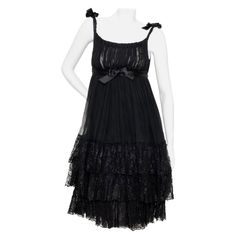 Check out this item from 1stdibs! Vintage Cristobal Balenciaga Haute Couture Babydoll Dress (1960s): https://www.1stdibs.com/id-v_20352642 1960s Babydoll Dress, Balenciaga Haute Couture, Cristobal Balenciaga, Lace Babydoll Dress, Cristóbal Balenciaga, Black Chiffon, Lace Babydoll, Trend Report, Babydoll Dress