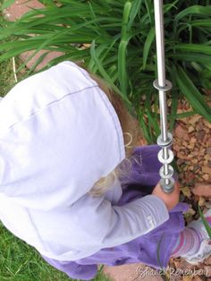 Musical Washers - outdoor music toy Outdoor Music Area, Preschool Garden, Art And Craft Ideas, Outdoor Music, Craft Ideas For Kids, Summer Fun List, Outdoor Classroom