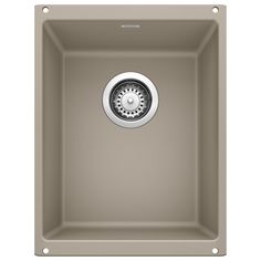 an image of a grey kitchen sink