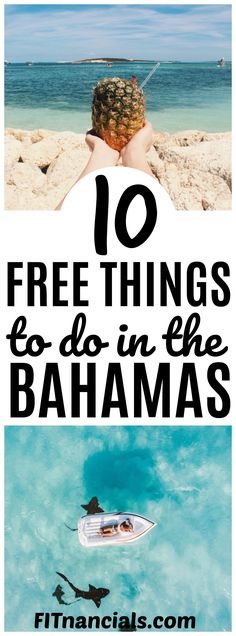 the top ten free things to do in the beach with text overlaying it