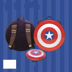 (eBay) Find many great new & used options and get the best deals for Marvel USA Captain Shield Backpack Children Youth Primary School Backpack Gift at the best online prices at eBay! Free shipping for many products! Captain America Backpack, Marvel Young Avengers, Cartoon Bag, Captain America Shield, Backpack Gift, Young Avengers, Backpack For Teens, Marvel Captain America, Tag Sale