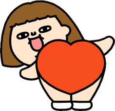 a woman holding a heart with her tongue out and making a funny face on it