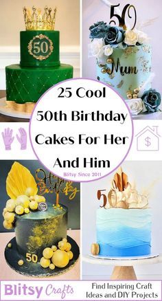 birthday cakes for her and him with the words, 25 cool 30th birthday cakes for her and him