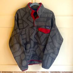 Reposhing This Item I Purchased From @Tvieiranole. Loved It, But Ready To Rotate For Something New. Questions? Leave A Comment Below! Patagonia Synchilla, Patagonia Jacket, Patagonia Jackets, Grey Pattern, Trim Color, Patagonia, Something New, Mens Jackets, Jackets & Coats