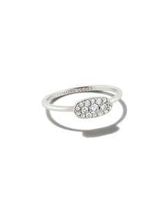 Simple and sophisticated, the Grayson Silver Band Ring in White Crystal is crafted with eye-catching sparkle adorning our signature oval shape. Whether you stack it or wear it solo, this glittering ring is sure to catch some attention. Kendra Scott Ring, Dainty Jewelry Necklace, Engagement Rings Sale, Sports Jewelry, Bar Jewelry, Gold Band Ring, Silver Jewelry Rings, Silver Band Ring, Kendra Scott Jewelry