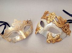 Masquerade Men, Masquerade Mask Diy, Masquerade Ball Masks, Couples Masquerade Masks, Penyimpanan Makeup, Mask Ball, Venetian Masquerade Masks, Ball Mask, Quinceanera Themes