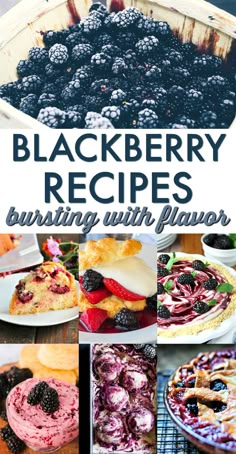 blackberry recipes with blueberries and other desserts