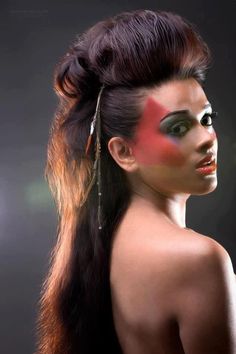 rockstar hair | Hair and makeup for rockstar shoot I did. | Sharda B.'s ... Rock N Roll Hair, Rockstar Hairstyles, Roll Hair, Hair And Makeup, Rock N, Rock N Roll, A Woman, Hairstyles, Makeup