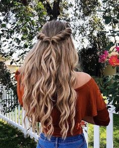 School Hairstyles For Teens, School Hair, Cute Hairstyles For Medium Hair, Back To School Hairstyles, School Hairstyles, Vsco Girl, Easy Hair