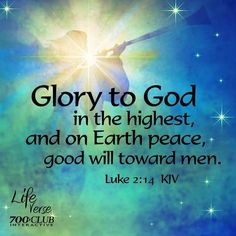 Glory To God Quotes, All Glory To God, Christmas Religious, Life Verses, Quotes Christmas, Religious Christmas, Super Quotes, God Quotes