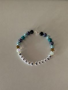 Handmade Billie Eilish Bracelet Billie Eilish Bead Bracelets, Billie Eilish Bracelet Ideas, Billie Eilish Jewelry, Billie Eilish Bracelet, Billie Concert, Bracelets Kandi, Concert Ideas, Bracelets Ideas, Kandi Bracelets