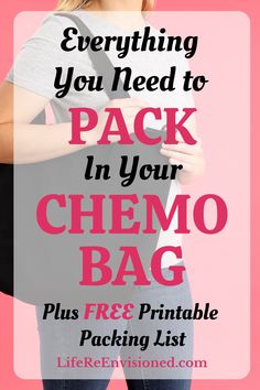 Chemo Bag, Free Printable Packing List, Chemo Care Package, Printable Packing List, Packing List, Fat Loss, Free Printable