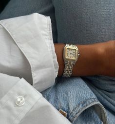 Cartier Watch, Classy Jewelry, Jewelry Lookbook, Dream Jewelry, Jewelry Inspo, Mode Inspiration, Gossip Girl, Cute Jewelry, White Shirt