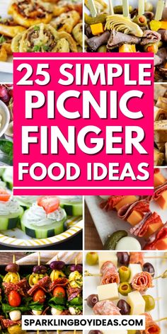 25 simple picnic finger food ideas