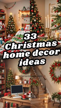 three christmas home decor ideas for the holidays