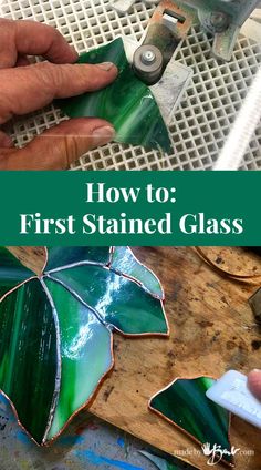 Stained Glass Diy Tutorials, Window Diy, Diy Staining, Stained Glass Studio, Window Stained, Glass Window Art, Glass Diy