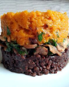 a close up of a plate of food on a table