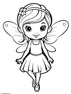 Mystical Beings, Free Coloring Pages For Kids, Water Fairy, Disney Princess Coloring Pages, Big Eyes Doll, Cute Easy Doodles, Kids Watch, Kids Painting, Fairy Coloring Pages