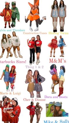 Simple Matching Halloween Costumes, Matching Outfits For Halloween, Duo Ideas For Halloween, Mathlete Vs Athlete Costume, Cute Halloween Costumes 2 People, Halloween Costume Ideas Duo Friends, Two Friends Costumes, Halloween Besties Costumes, Cute Friend Group Halloween Costumes