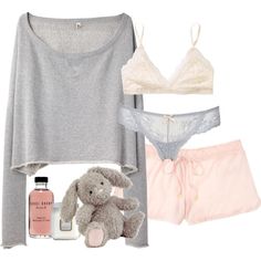 Cozy Girl Night Lounge Wear Polyvore, Comfy Cute Clothes, Sleep Wear Aesthetic, Cozy Pyjamas, Cozy Home Outfit, Cute Lounge Wear, Comfy Pyjamas, Lounge Clothes