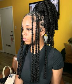 Black Hair Protective Styles, Cornrows Braids For Black Women, Box Braids Hairstyles For Black Women, Cute Braided Hairstyles, Braids Hairstyles Pictures, Cute Box Braids Hairstyles, Twist Braid Hairstyles, Hair Twist Styles, Pretty Braided Hairstyles