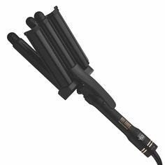 Hot Tools Professional Pro Artist Black Gold 3 Barrel WaverModel: HTIR8001BG Style long-lasting waves in a fraction of the time. This professional three-barrel waver creates soft waves faster than any traditional curling iron. Make pro-level waves with the Black Gold 3 Barrel Waver. Innovative Pulse Technology heats up evenly and holds optimal wave-making temps. Digital precision heat settings (up to 455°F) let you pick the best heat level for your hair type. Whether loose or luxe, beachy or boh Waves Iron, Digital Hair, Hair Crimper, Hot Tools, Soft Waves, Professional Fashion, Curling Iron, Hair Waves, After Dark