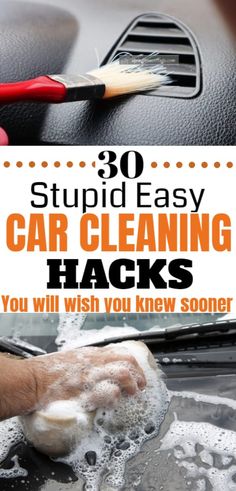 car cleaning hacks that you will wish you knew someone to wash them up with