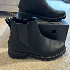 Women’s Sorel Lennox Chelsea Boot Waterproof Leather Color Black Size 9.5 Excellent Condition, Only Worn A Handful Of Times, One Small Scuff On The Left Boot Shown In The Last Picture Sorel Lennox, Sorel Womens, Sorel Shoes, Chelsea Boot, Shoes Women, Chelsea Boots, Bootie Boots, Black Color, Chelsea