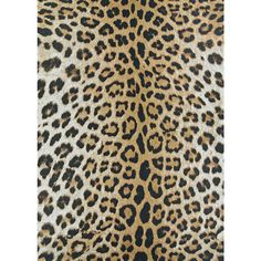 an animal print rug with black and brown spots