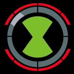 the green and red x symbol is shown in an abstract circle with grey, black, and red accents