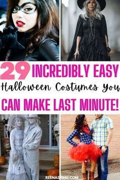 halloween costumes you can make last minute