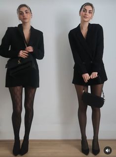 Dress With Suit Jacket, Black Cocktail Dress Outfit, Outfit Formal Mujer, Cocktail Dress Outfit, Cocktail Outfit, Outfit Christmas, Preppy Outfit, Style Clothes, Formal Outfit