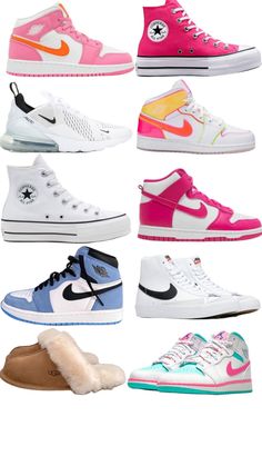 Cute Everyday Shoes, Nike Preppy, Skincare Vanity, Pink Dunks, Preppy Birthday Gifts, Shoes Room, Preppy Birthday, Volleyball Memes