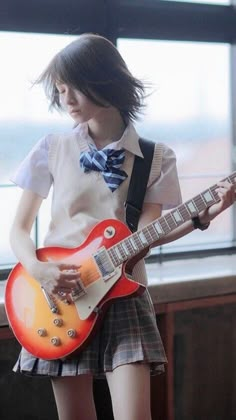 Playing Keyboard Pose, Kawaii Pose, Y2k Poses, Pose Drawing Reference, Rural Japan, Face Pose, Guitar Girl, Female Guitarist